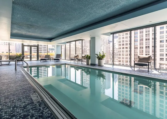 Apartamento Blueground River North Pool Gym Nr Mile Chi-1143 *