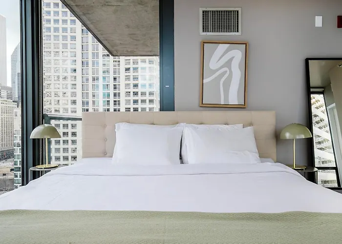 Blueground River North Pool Gym Nr Mile Chi-1143 Apartamento *
